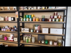 क्रिसमस के लिए हस्तनिर्मित डेविड प्लास्टर जिप्सम खुशबू गार्डेनिया सुगंधित मोमबत्ती