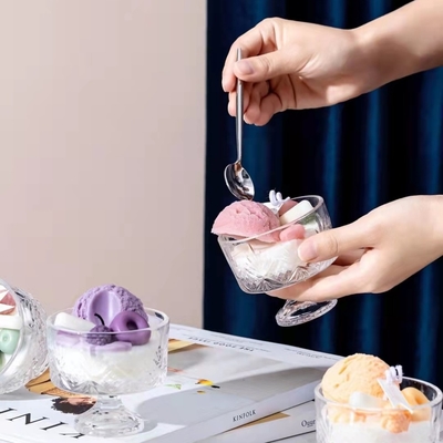 घर की सजावट के लिए AROMA HOME Unique Ice Cream सुगंधित मोमबत्ती हस्तनिर्मित ग्लास सोया मोम मोमबत्तियाँ क्रिसमस उपहार