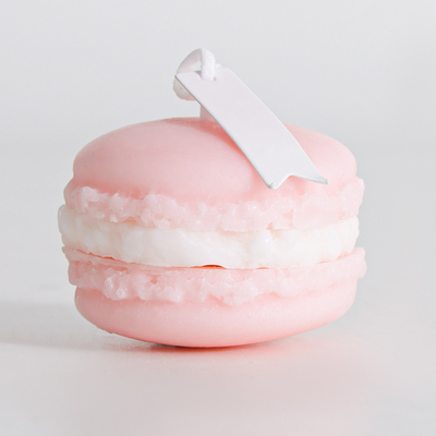 नाज़ुक रंगों के साथ सुरक्षित अद्वितीय Macaron हस्तनिर्मित सुगंधित मोमबत्तियाँ