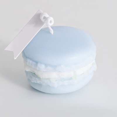नाज़ुक रंगों के साथ सुरक्षित अद्वितीय Macaron हस्तनिर्मित सुगंधित मोमबत्तियाँ