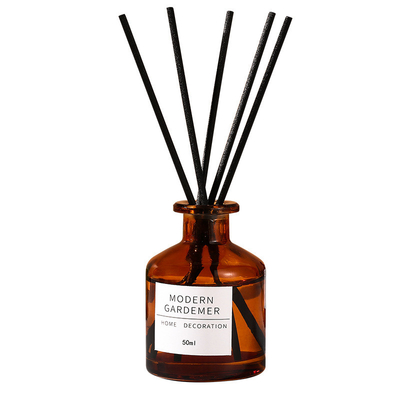 स्वनिर्धारित कांच की बोतलें घर की सजावट होटल खुशबू रीड डिफ्यूज़र 50ML