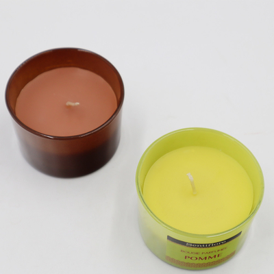 OEM सोया मोम सुगंधित सुगंध होम मोमबत्ती नारियल और नींबू 4oz