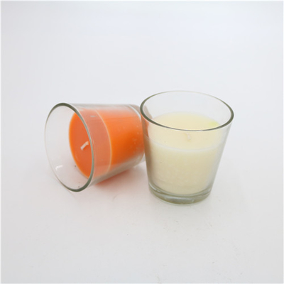 घर की सजावट के लिए रंगीन एसजीएस ग्लास जार सुगंधित मोमबत्ती 3.5oz