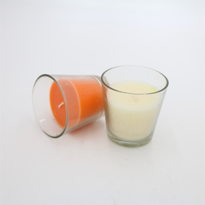 घर की सजावट के लिए रंगीन एसजीएस ग्लास जार सुगंधित मोमबत्ती 3.5oz