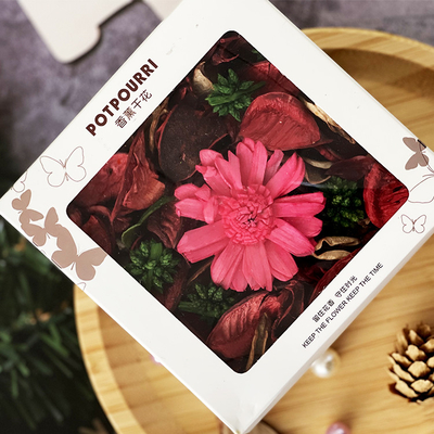 वसंत के लिए OEM सुगंधित गुलाब पेटल पोटपौरी सूखा फूल 110g